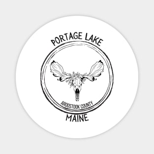 Portage Lake Maine Magnet